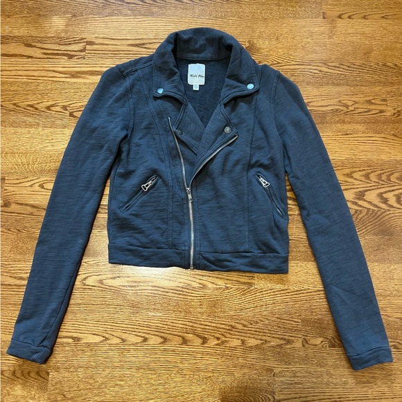 Yaya Non de Plume Cotton Moto Jacket - Picture 1 of 13